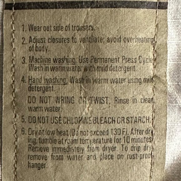 Vintage US Army Desert Camo Jacket Size Medium Rip Stop Fabric - Picture 14 of 15